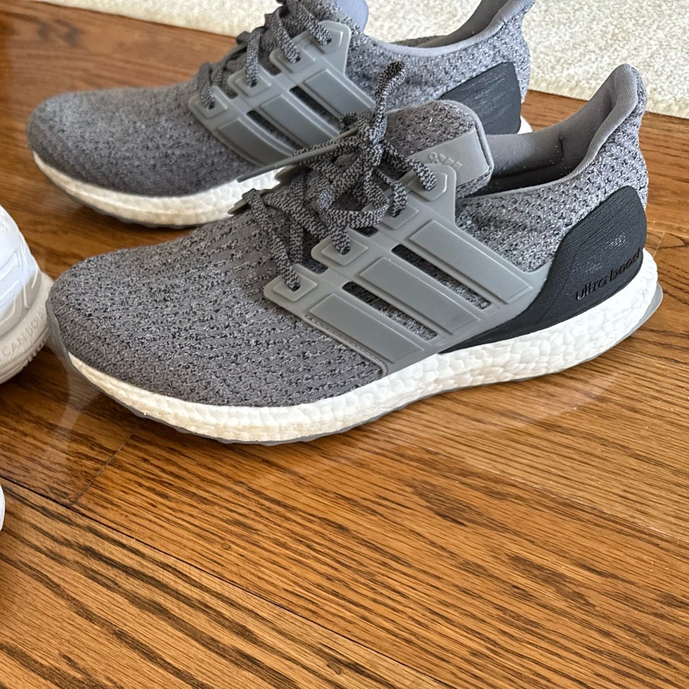 Adidas Men’s Ultraboost Gray Running Shoes